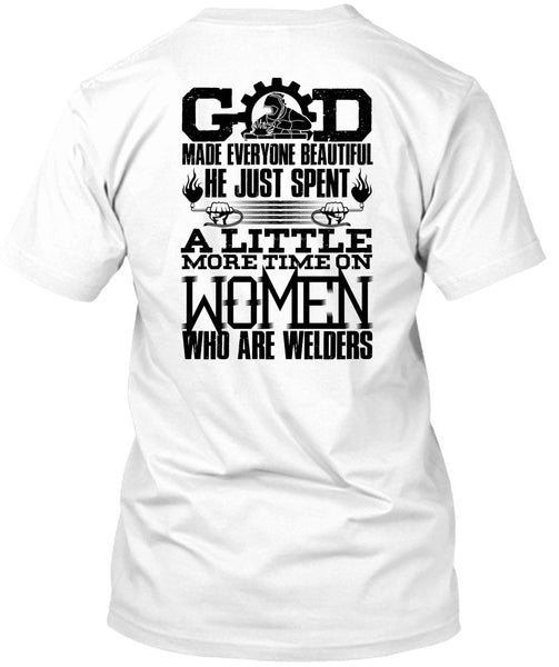 A black t-shirt with the shopify logo