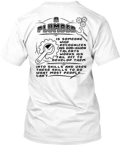 A black t-shirt with the shopify logo