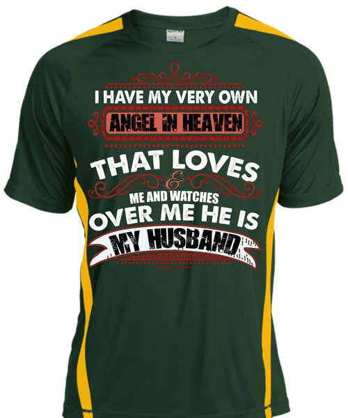 He Is My Husband T Shirt, Angel In Heaven T Shirt, Cool Shirt
