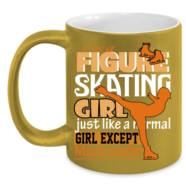 I'm A Figure Skating Girl Coffee Mug, Beautiful Girls Coffee Cup