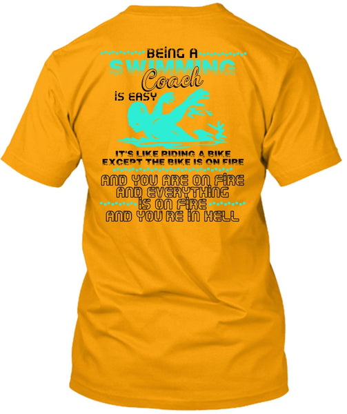 Being A Swimming Coach T Shirt, I Love Swimming T Shirt