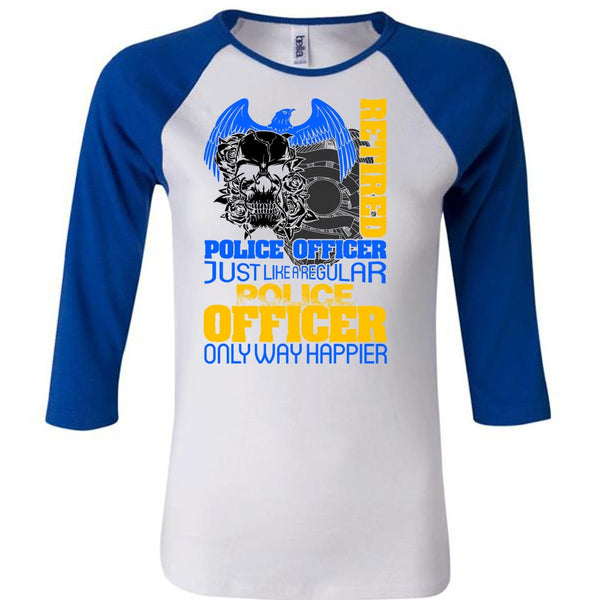 Retired Police Officer T Shirt, I Love Police T Shirt, Awesome T-Shirts