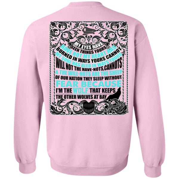 I Love Police T Shirt, I'm The Wolf Sweatshirt