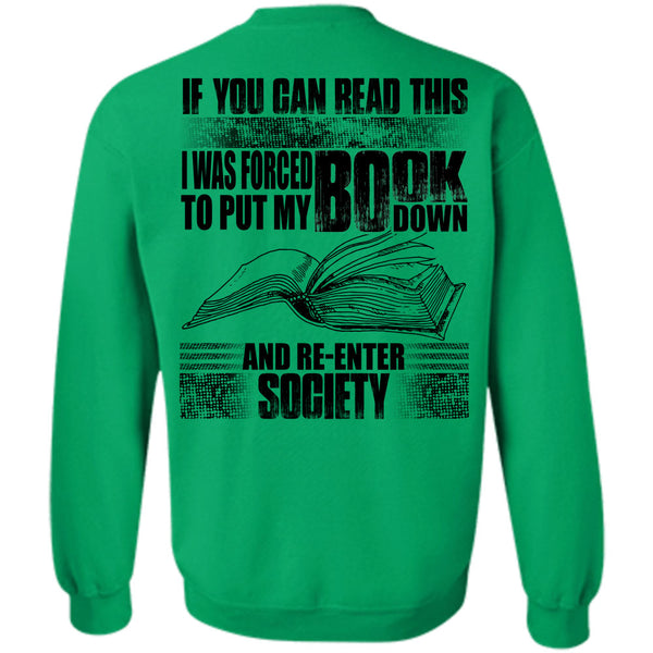 Put My Book Down T Shirt, Yo Can Read This Sweatshirt