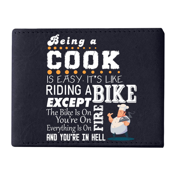 Being A Cook Is Easy Men's Wallets, I'm A Chef Wallets For Men