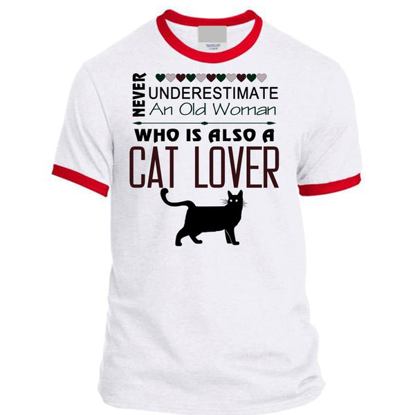 Never Underestimate An Old Woman Who Is Also A Cat Lover T Shirt, Favorite T Shirt