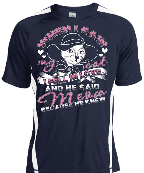 He Said Meow T Shirt, I Saw My Cat T Shirt, Cool Shirt