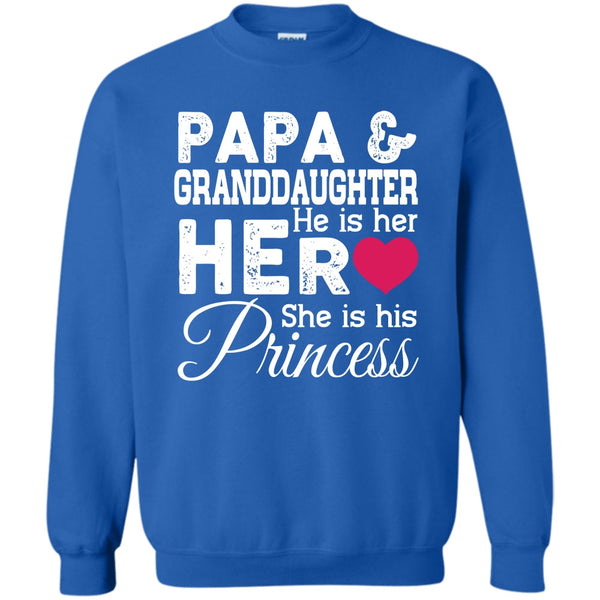 He Is Her Heart She Is His Princess T Shirt, Best Dad Ever Sweatshirt