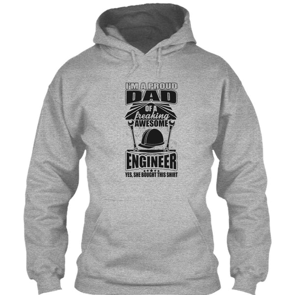 I'm A Proud Dad T Shirt, Coolest Engineer Dad T Shirt