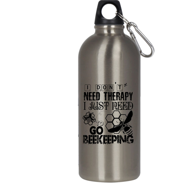 I Just Need To Go Beekeeping 20 oz Stainless Steel Bottle,Cool Beekeeper Outdoor Sports Water Bottle