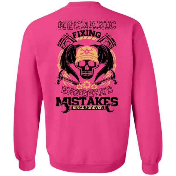 I Love Mechanic T Shirt, Mechanic Fixing Engineer's Sweatshirt