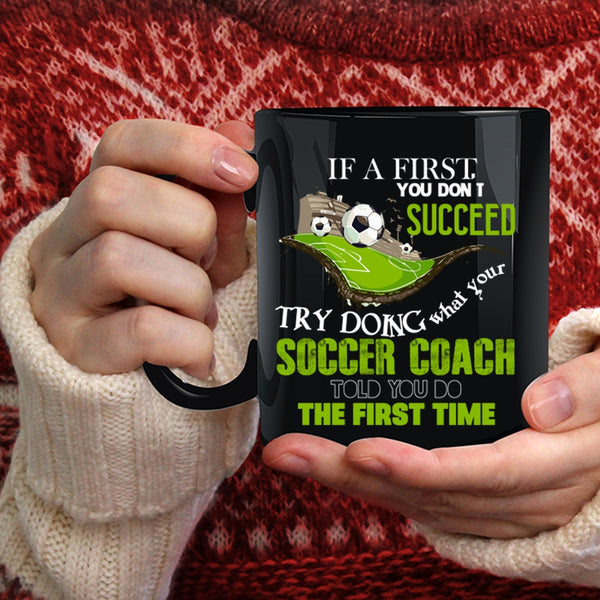 Soccer Coach Coffee Mug, Funny Gift For Soccer Coach Coffee Cup