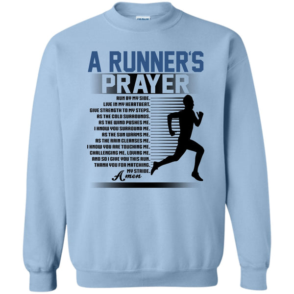 Coolest Runner T Shirt, A Runner's Prayer Sweatshirt