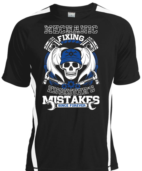 A black t-shirt with the shopify logo