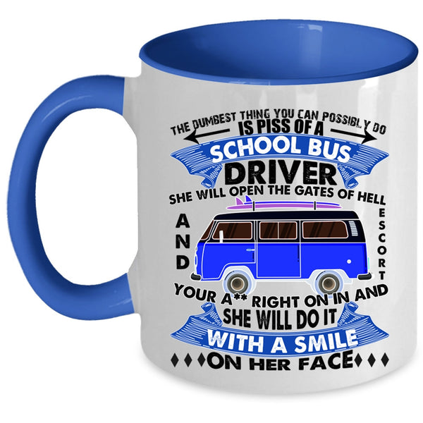 Best Gift For School Bus Driver Coffee Mug, School Bus Driver Accent Mug