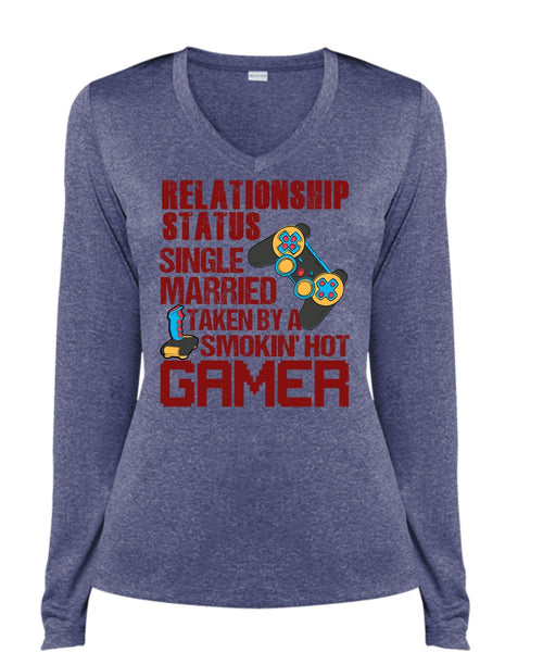 Taken By A Smoking Hot Gamer T Shirt, Being A Gamer T Shirt
