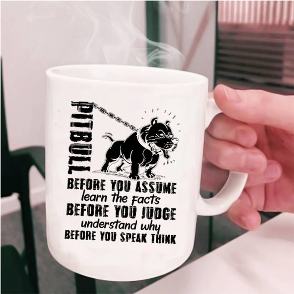 Funny Gift For Pitbull Lovers Coffee Mug, Pitbull Cup