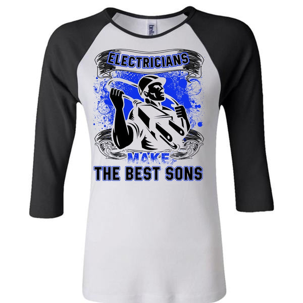Electricians Make The Best Sons T Shirt, I Love Electrician T Shirt, Awesome T-Shirts