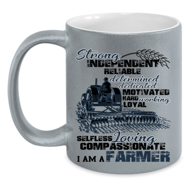 Cute Gift For Farmer Coffee Mug, I Am A Farmer Accent Mug