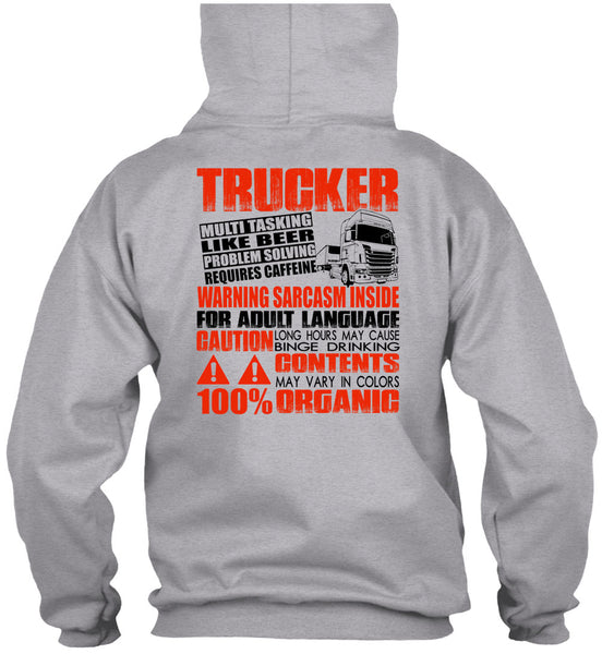 Trucker Multitasking Like Beer T Shirt, Adult Language T Shirt