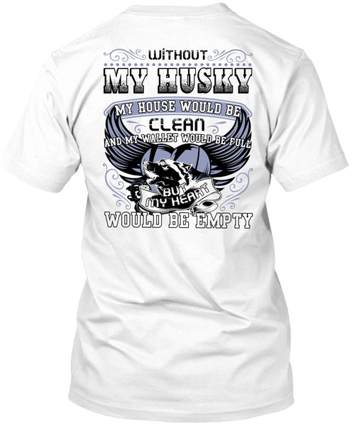 A black t-shirt with the shopify logo