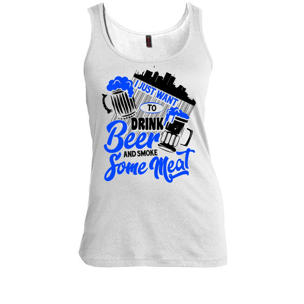 I Just Want To Drink Beer T Shirt, Coolest Beer Drinker Tank Top