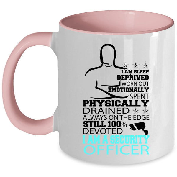 Cool Security Officer Coffee Mug, I Am A Security Officer Accent Mug