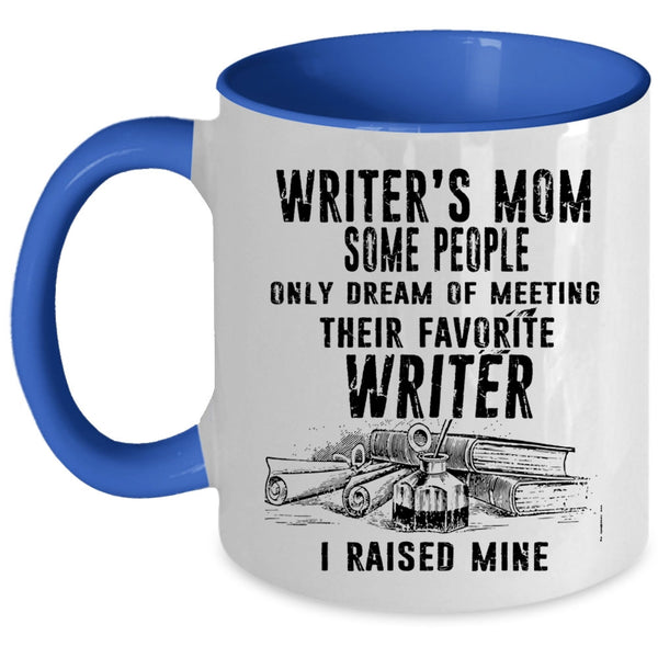 Favorite Writer Coffee Mug, Writer's Mom Accent Mug