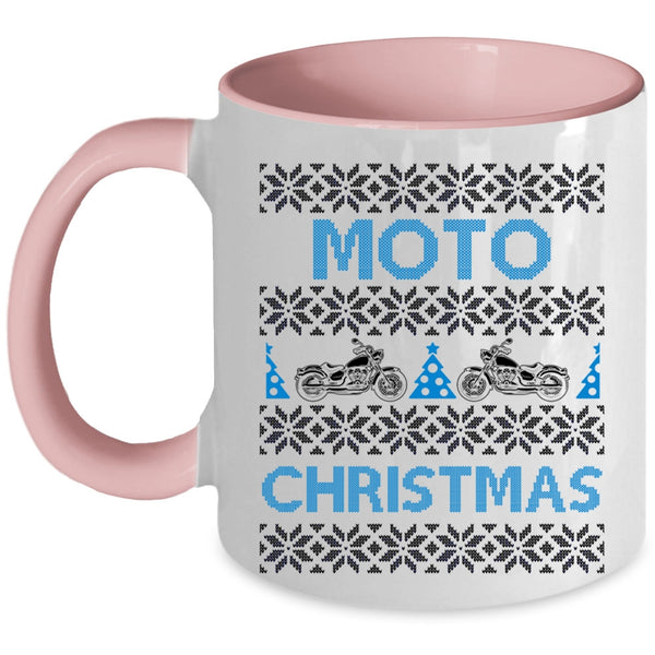 Christmas Gift For Fireman Coffee Mug, Moto Christmas Accent Mug