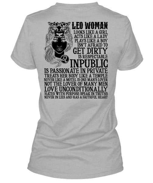 Leo Woman T Shirt, I Love Leo T Shirt