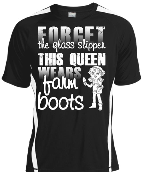 A black t-shirt with the shopify logo