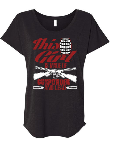 A black t-shirt with the shopify logo