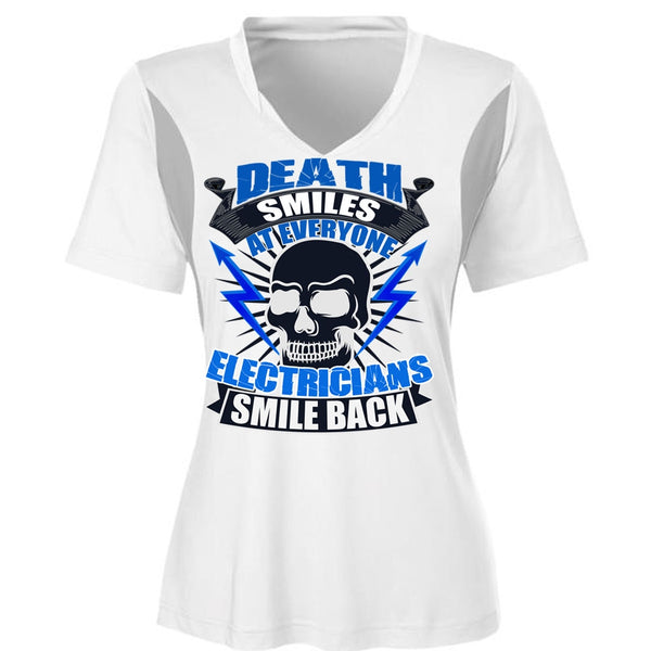 Electricians Smile Back T Shirt, I Love Electrician T Shirt, Awesome T-Shirts