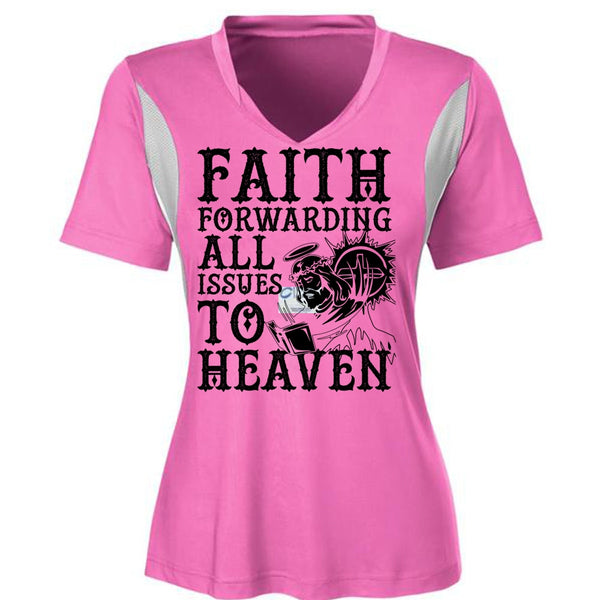 Faith Forwarding All Issues To Heaven T Shirt, I Love Jesus T Shirt, Awesome T-Shirts
