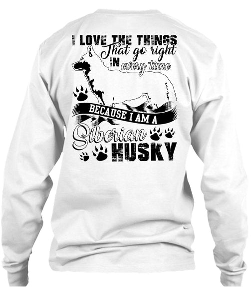 I Am A Siberian Husky T Shirt, I Love Dog T Shirt