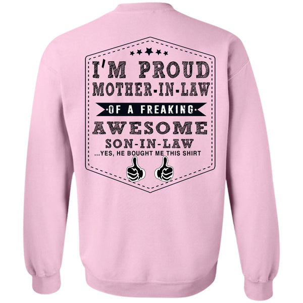 Being A Lawyer T Shirt, I'm Proud Mother In Law Sweatshirt