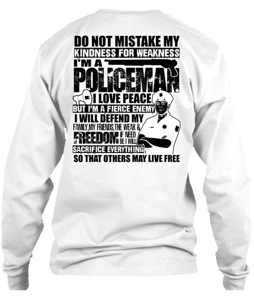 I'm A Policeman T Shirt, I Love Police T Shirt