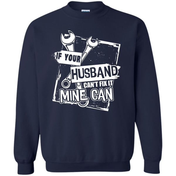 Mechanic Husband T Shirt, Coolest Mechanic's Wife Sweatshirt