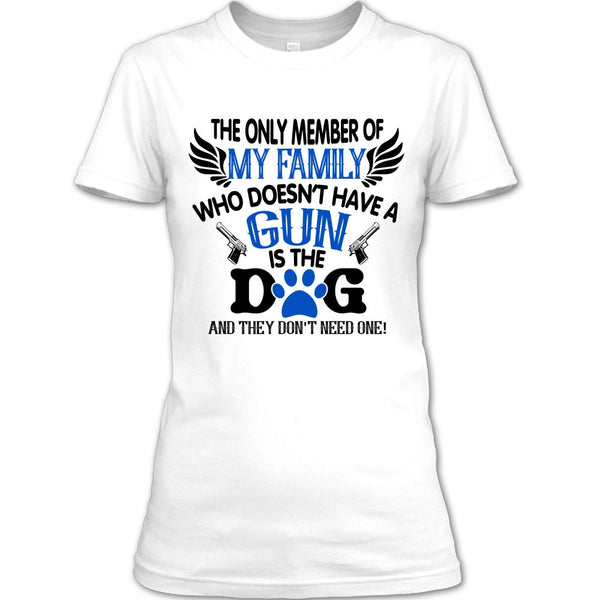 A black t-shirt with the shopify logo