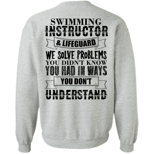 I Love Swimming T Shirt, Swimming Instructor Sweatshirt