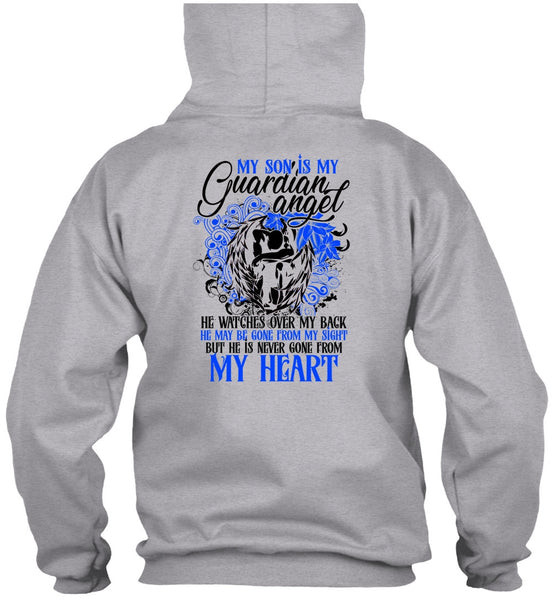 My Son Is My Guardian Angel T Shirt, I Love Son T Shirt