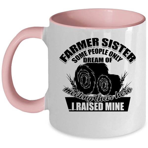 Cool Farmer Sister Coffee Mug, Farmer Sister Accent Mug