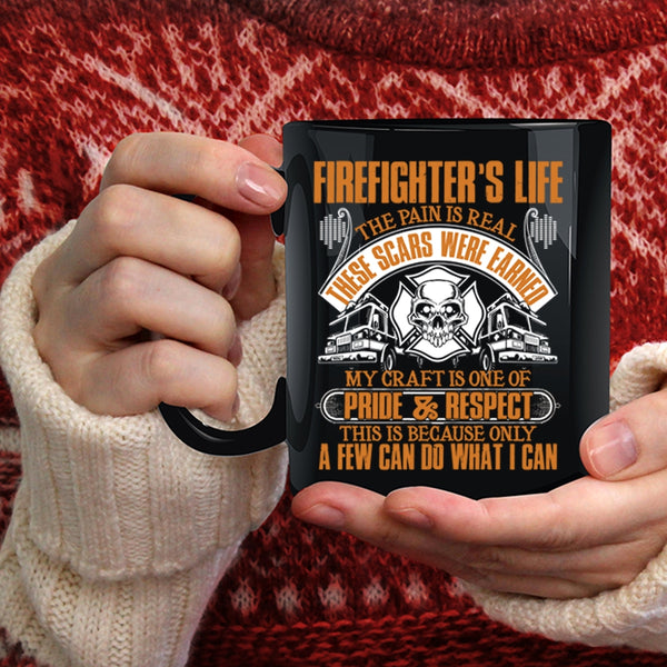 Firefighter's Life Coffee Mug, Awesome Gift For Firefighter Coffee Cup