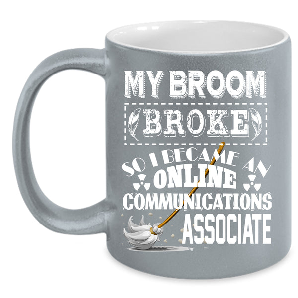 I Became An Online Communications Associate Coffee Mug, Cute Coffee Cup