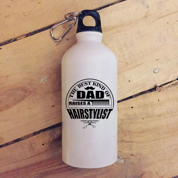 The Best Kind Of Dad Raises A Hairstylist 20 oz Stainless Steel Bottle,Funny Papa Outdoor Sports Water Bottle