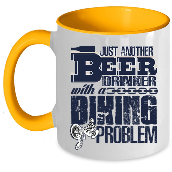 With A Biking Problem Coffee Mug, Just Another Beer Drinker Accent Mug