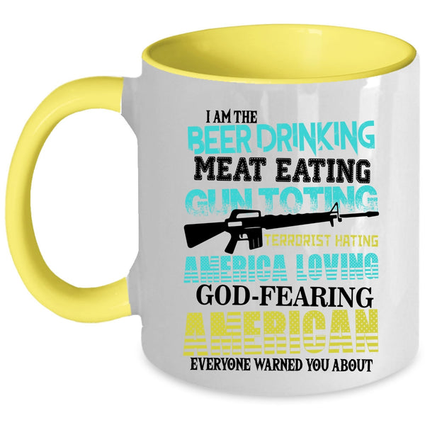 I Am The American Coffee Mug, I Am The Beer Drinking Accent Mug