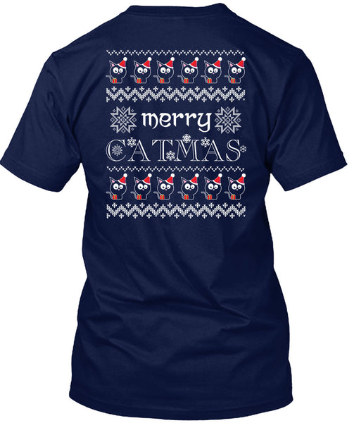 Merry Catmas T Shirt, This Girl Loves Christmas T Shirt