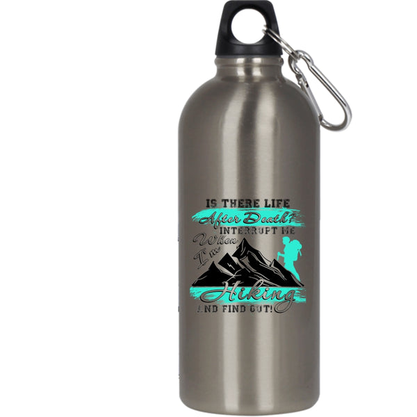 Don't Interrupt Me When I'm Hiking 20 oz Stainless Steel Bottle,Funny Hiking Outdoor Sports Water Bottle
