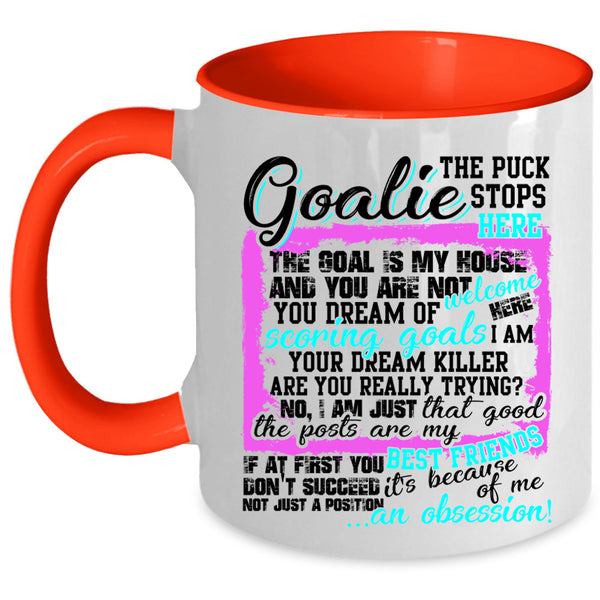 My Best Friends Coffee Mug, Goalie Accent Mug